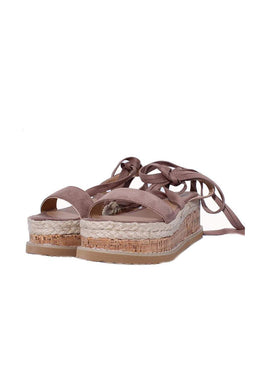 Mocha Lace Up Flatforms