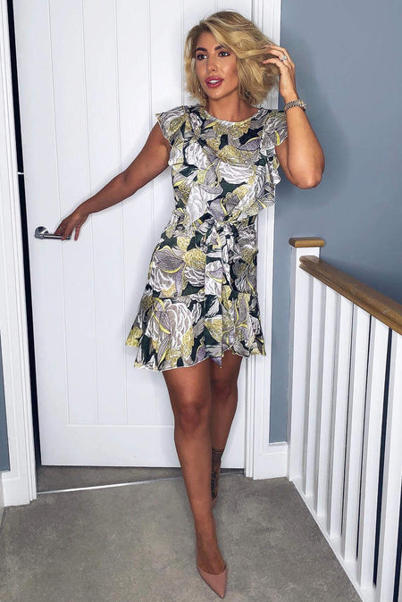 Multi Tie Front Day Dress