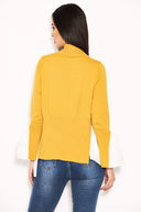 Mustard Polo Neck Shirt Jumper