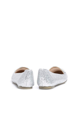 Bow Front Flat Shoes