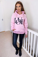 Pink Love Hoodie