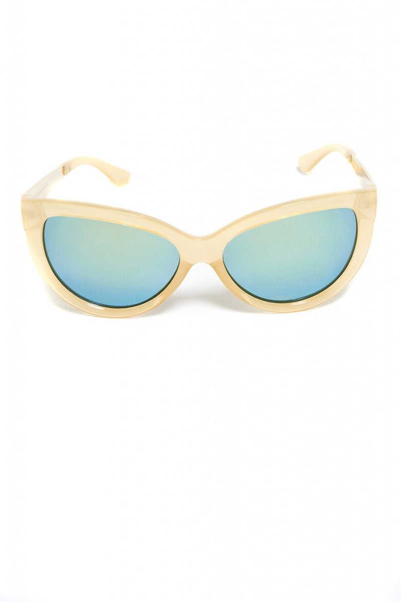 Metallic  Cat Eye Sunglasses