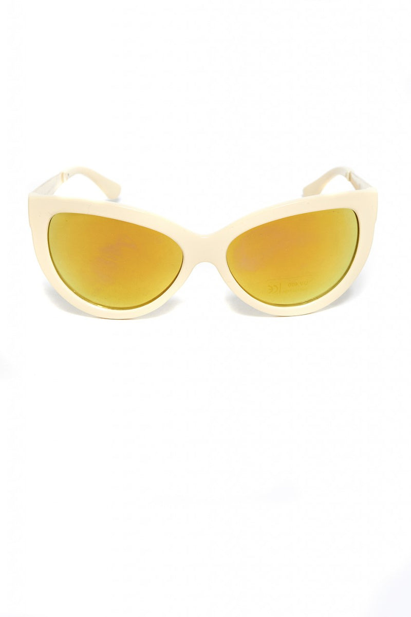 Metallic Cat Eye Sunglasses