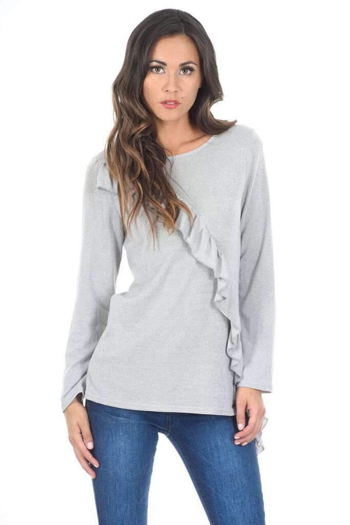 Silver Frill Detail Jumper