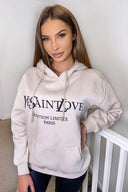 Stone YSLOVE Oversized Hoodie