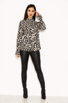 Animal Print Long Sleeved Top