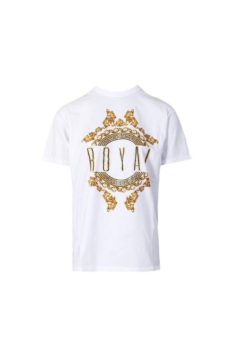 White Royal Slogan T-Shirt