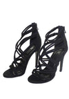 Black Strappy Stiletto Heel