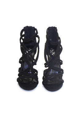 Black Strappy Stiletto Heel