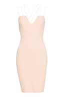 Blush Spaghetti Strap Bodycon Dress