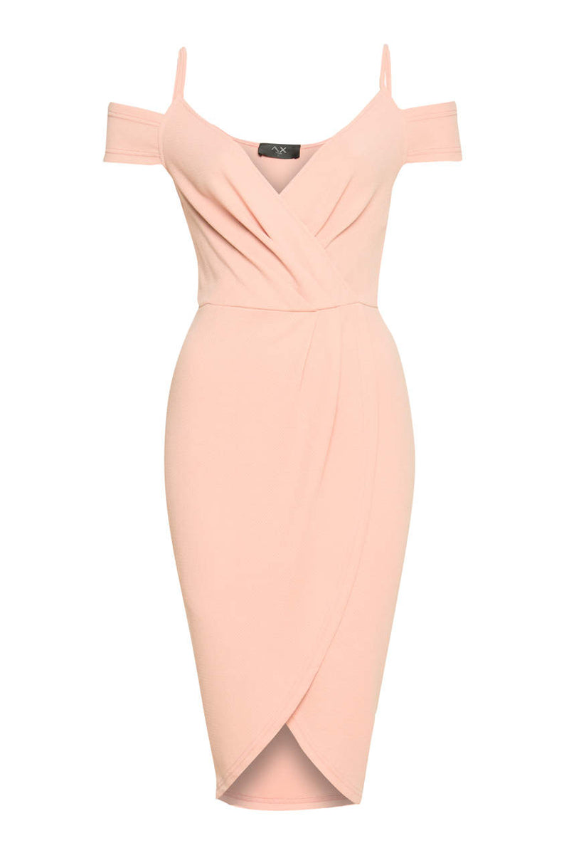 Blush Wrap Around Dress